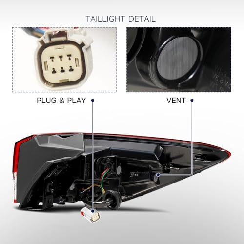 Led Tail Light Assembly Compatible with 2021-2023 Chevy LED-Left Driver Side