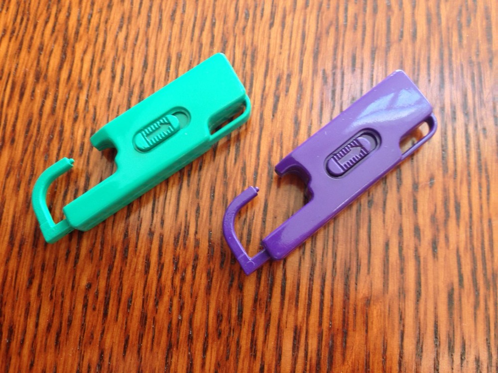 4 Locks (2 Packages) With Resettable Combinations - Bright Colors