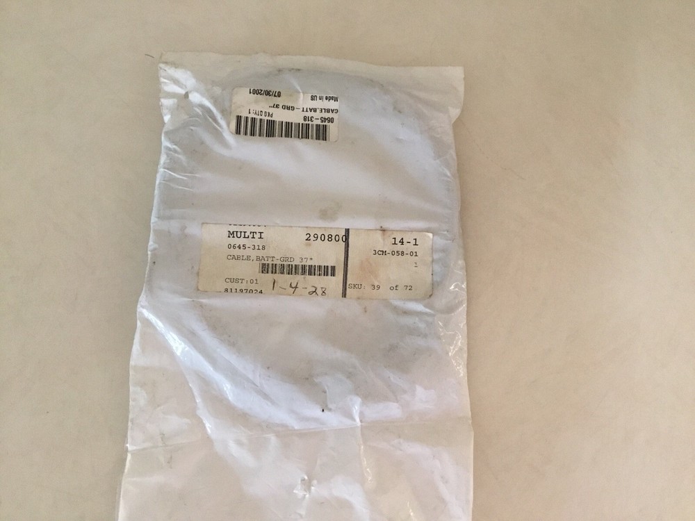 Arctic Cat Oem Ground Cable 0645-318