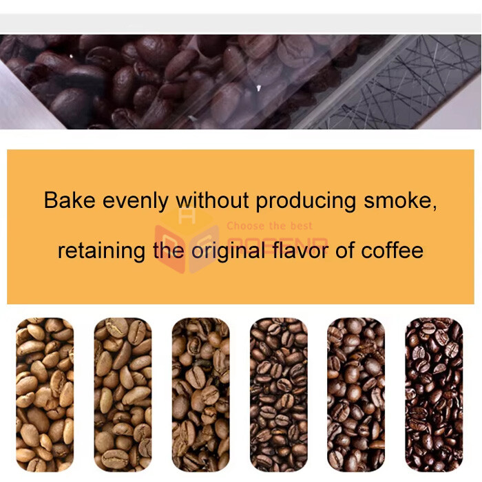 Electrical Heating Coffee Bean Baking Machine Electric Home Coffee Roaster