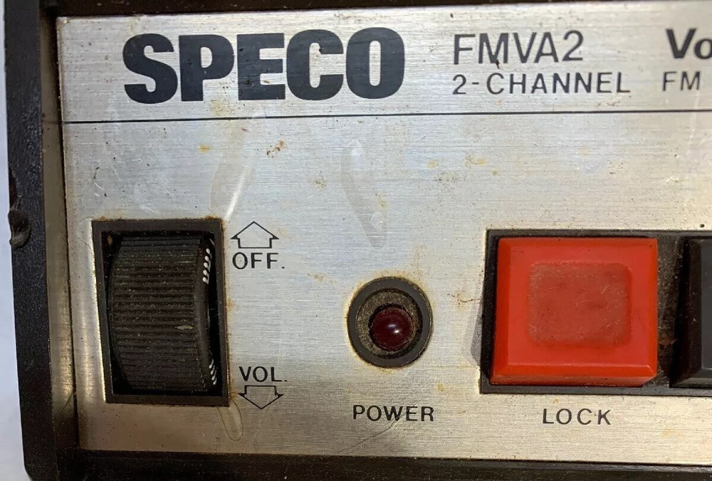 SPECO FMVA2 Voice Activated FM Wireless Intercom