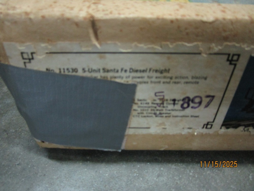 Vintage Lionel Train Set Model 11530