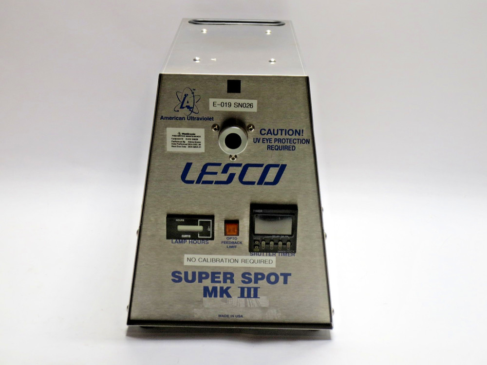 Lesco Super Spot MKIII UV LIGHT Curing System, VSM3003