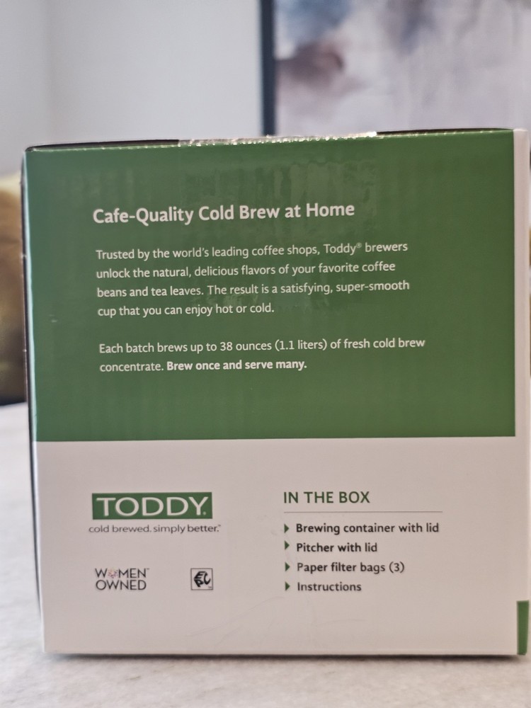 Toddy® Essential Brewer ~ Cold Brew Coffee Maker ~ NEW Sealed