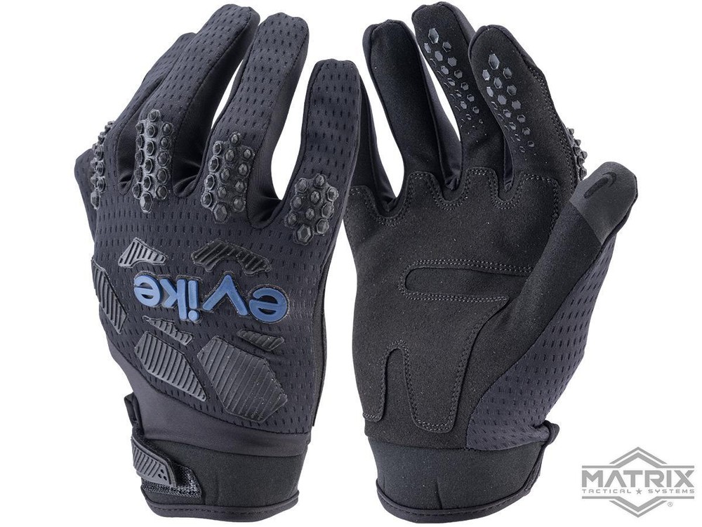 Matrix Nexus Tactical Paintball Gloves (Evike.com Blue / Small)