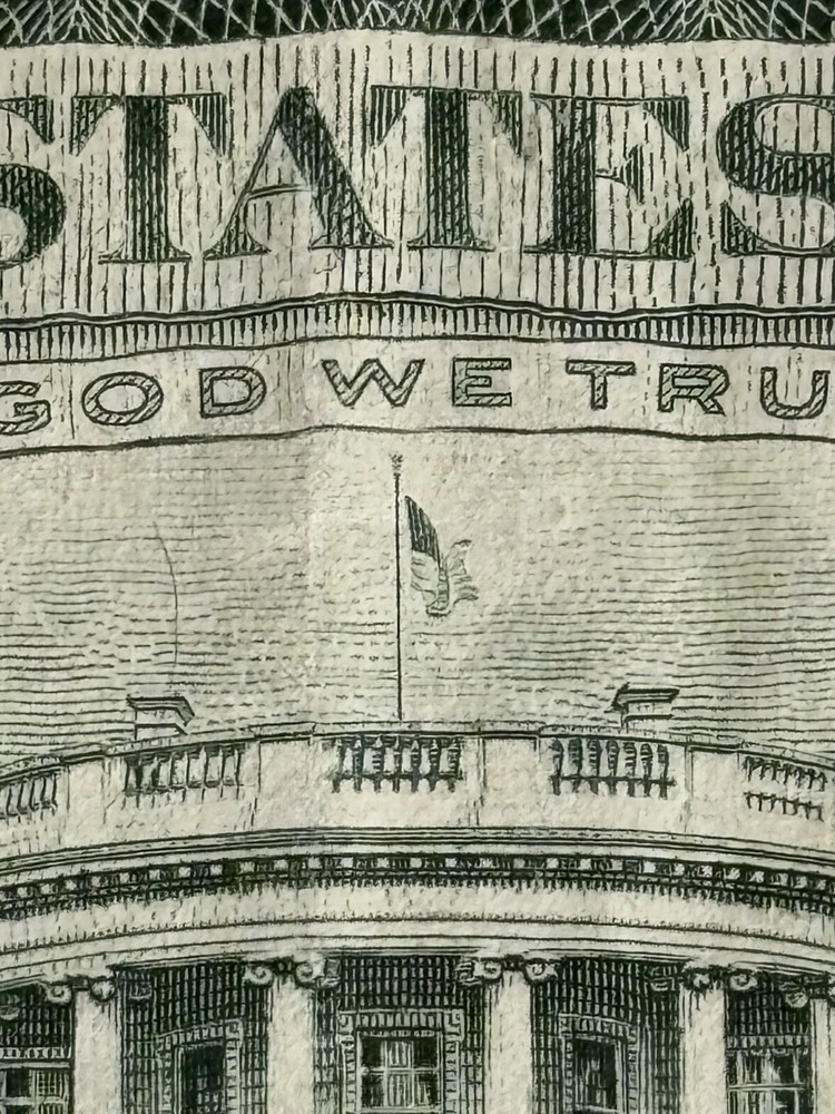 1988A $20 Error Note W/extra ink , Ink Bleeds and slightly Off Centered/Miscut