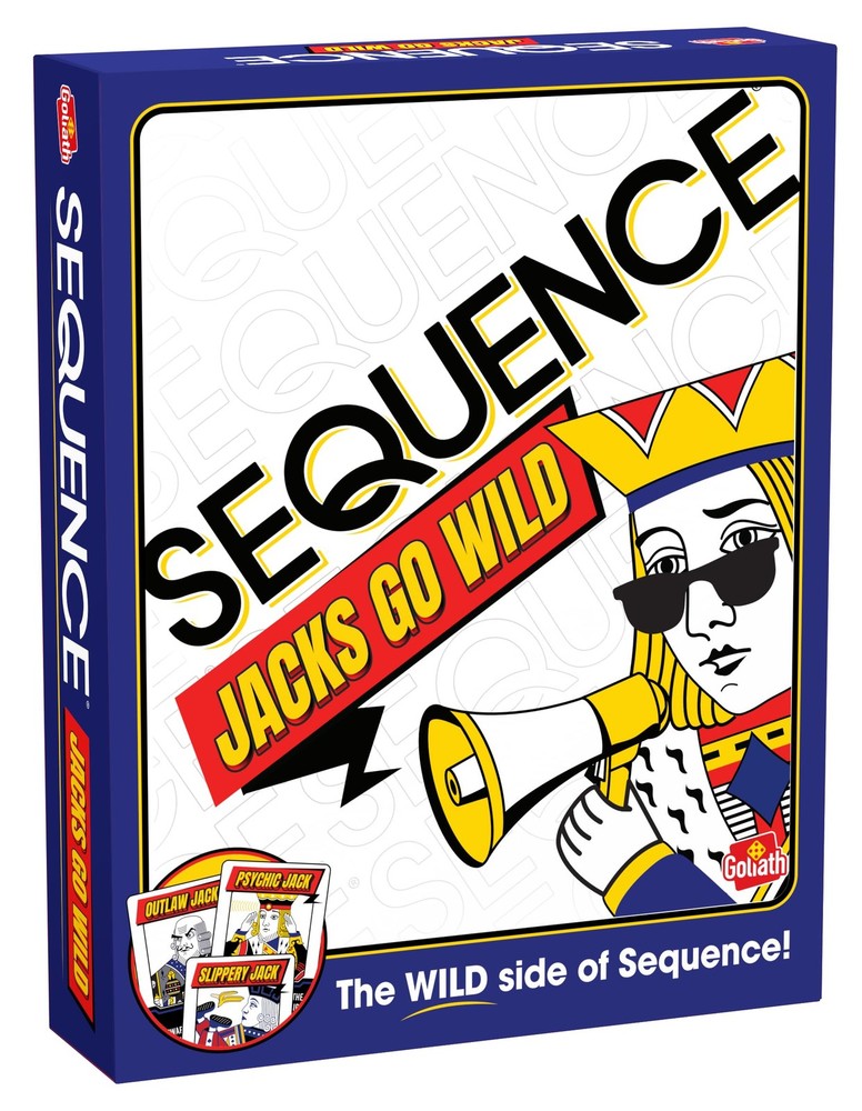 Goliath Sequence Jacks Go Wild! | Strategy Board Game Includes Additional Wild J
