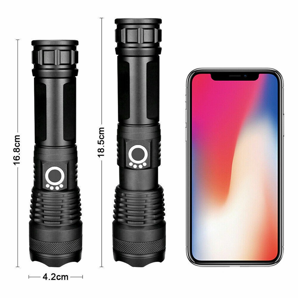 Super-Bright 1000LM Tactical Flashlight Rechargeable