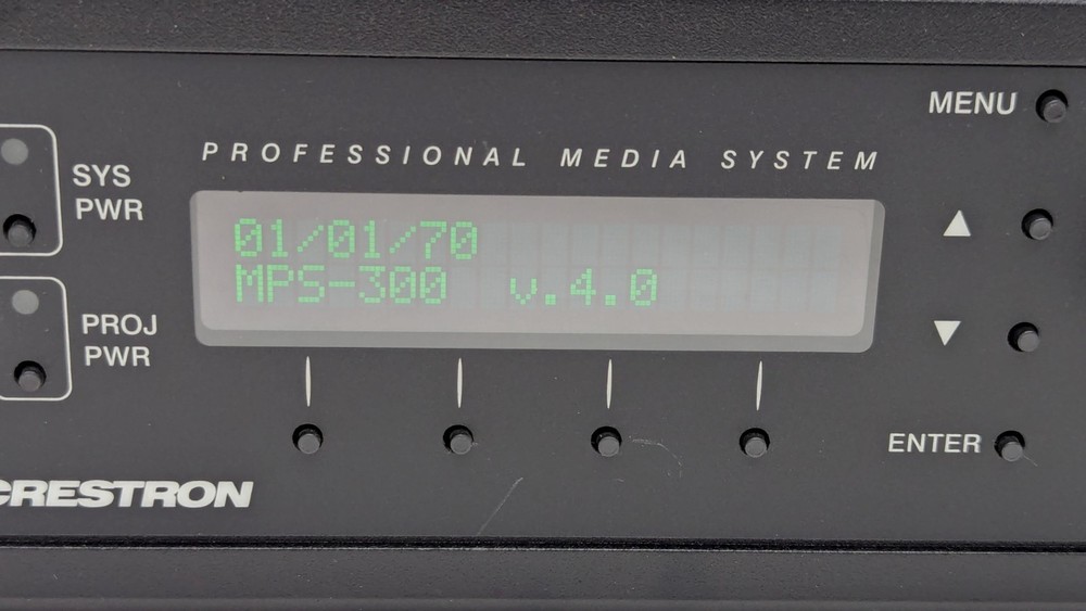 Crestron MPS-300 Professional Presentation System Switcher Amplifier Amp Control