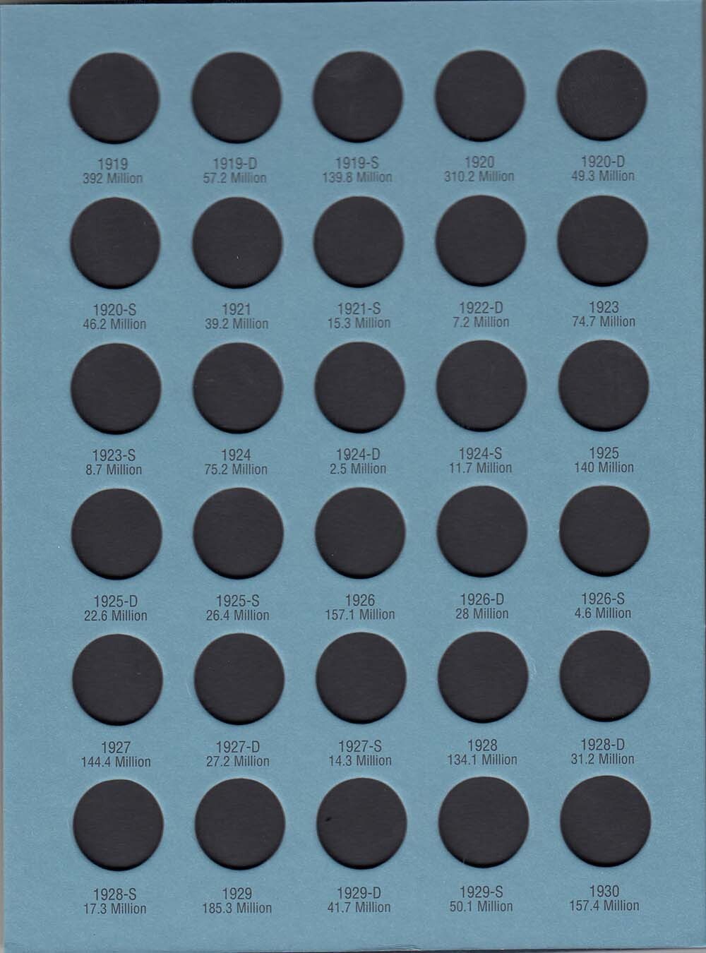 Whitman US Lincoln Cent Coin Folder 4 Vol Set 1909-Date #’s 9004,9030,9033,4004