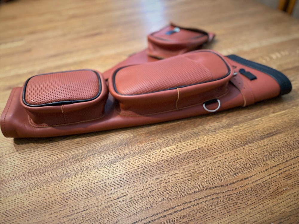 Target Side Leather quiver Brown Right Hand
