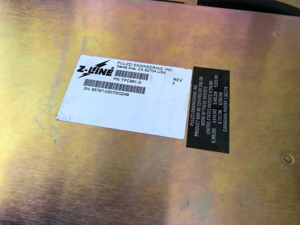 Eaton Pulizzi Z-LINE TPC981-D Rack Mount Power Distribution Module Controller