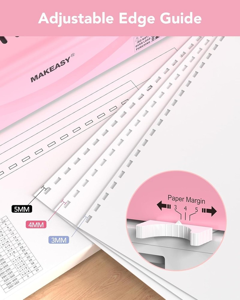 High Compatibility Comb Binder for Various Paper Sizes