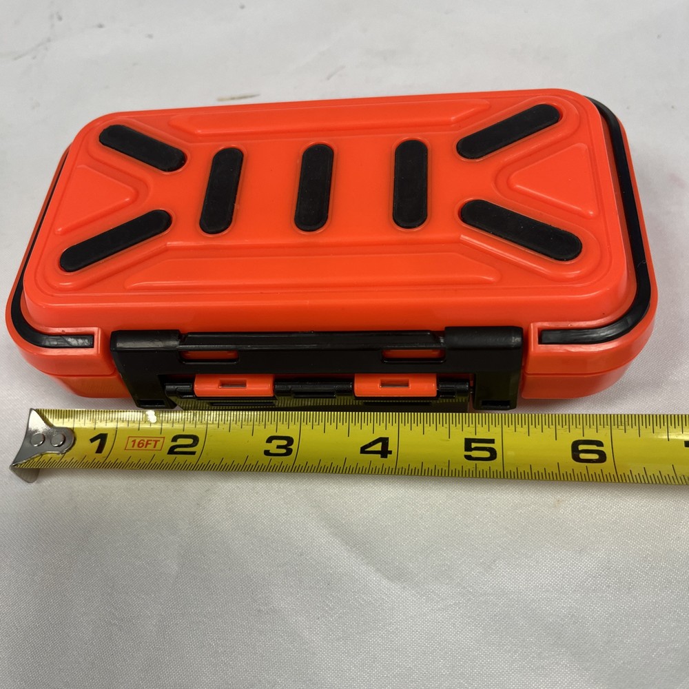 Fishing Tackle Box Lure Waterproof Compartments 2 Layer Hook Storage Case Medium