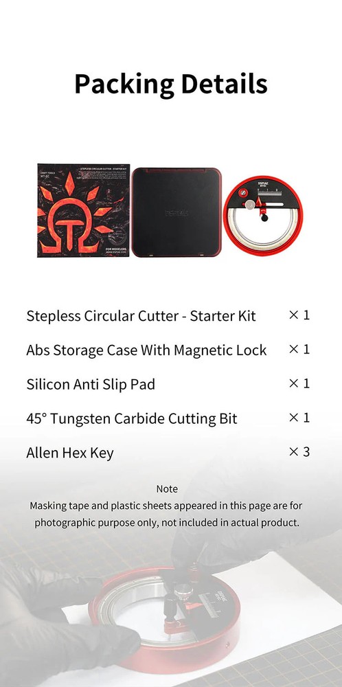 Dspiae MT-EC Adjustable Circular Cutter Starter Edition'