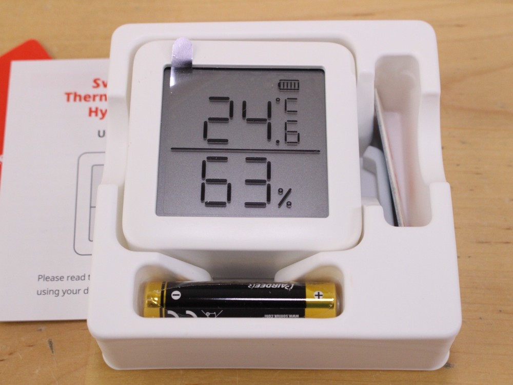 SwitchBot Thermometer Hygrometer Bluetooth Indoor Humidity Meter w/ Hub Mini