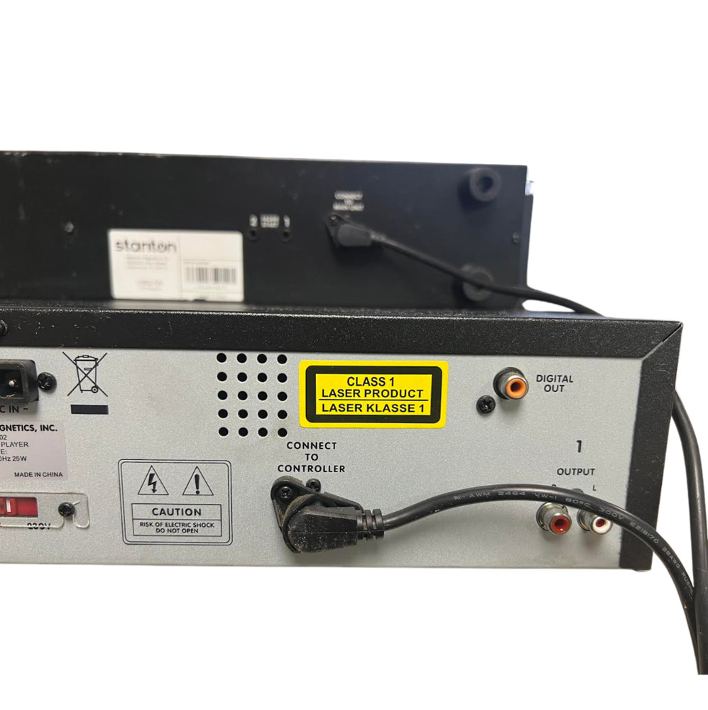 Stanton C.502 Dual Rackmount Digital Plays MP3 Cds (NOT TESTED)
