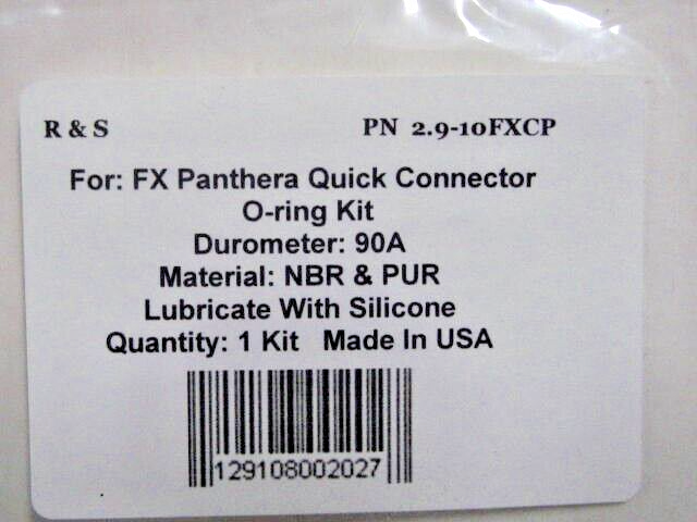 FX Panthera Quick Connector O-ring Kit / R&S 2.9-10FXCP