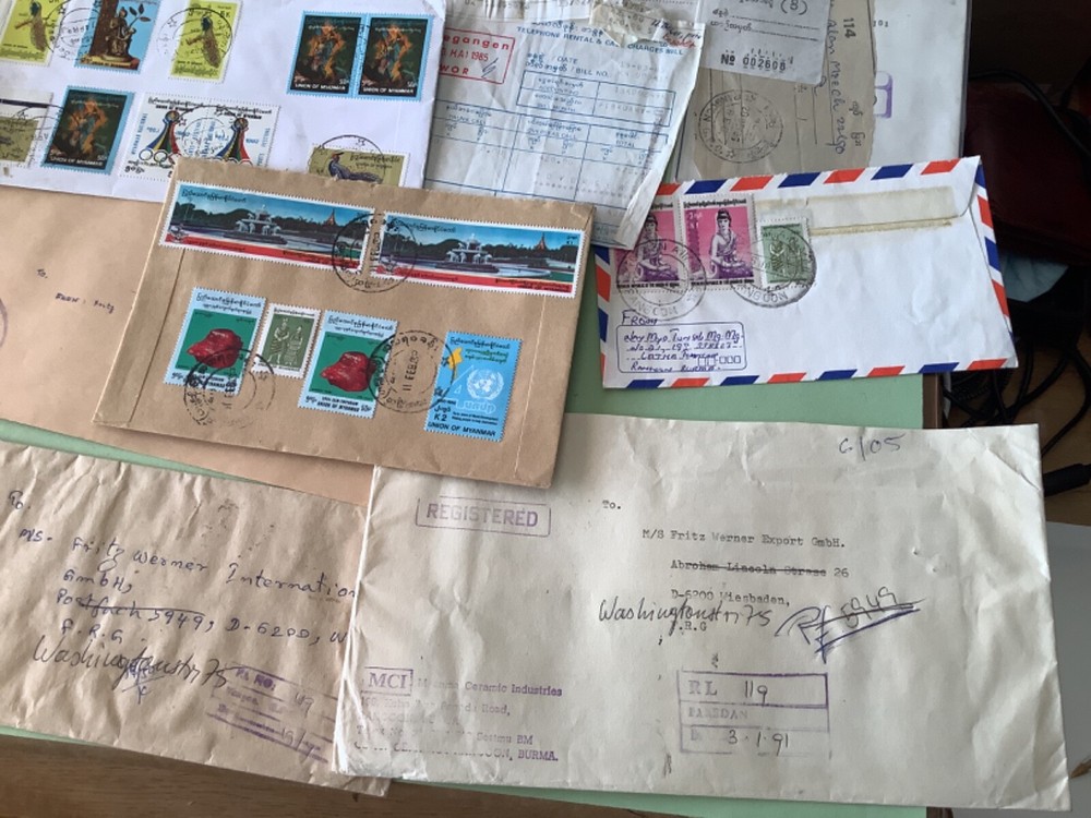Burma postal covers 14 items Ref A1842