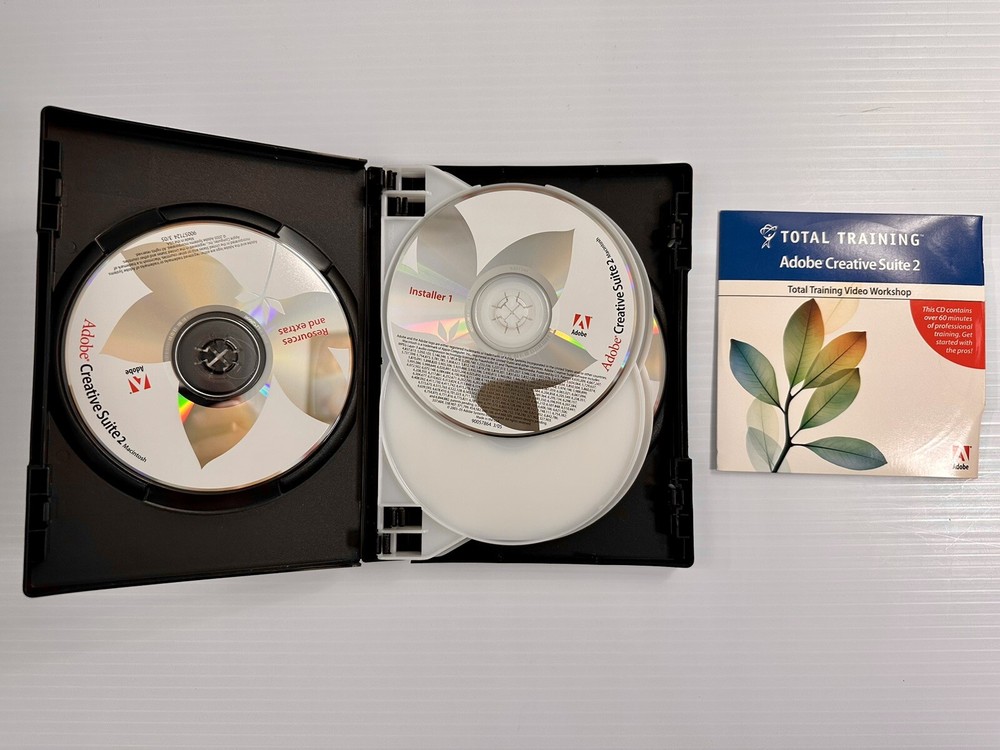 Adobe Creative Suite 2 Premium Upgrade Software - MAC (Retail Box) w/serial #