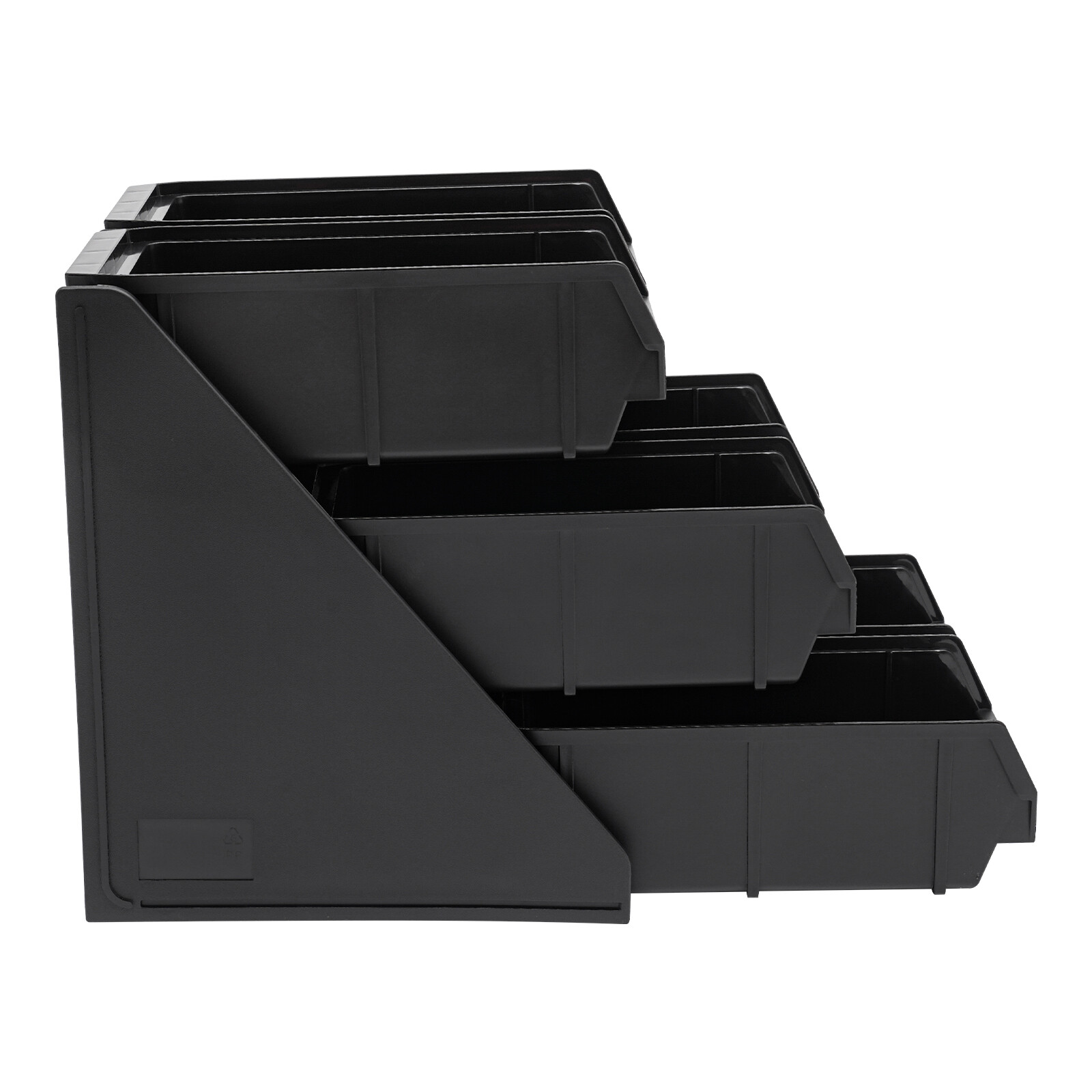 3 Tiers Compact Wooden Coffee Station Organizer for Counter，Condiment Organizer