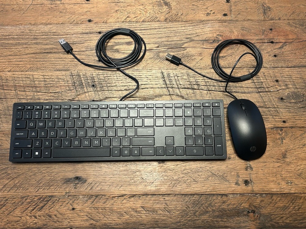 HP Wired Keyboard And Mouse Set