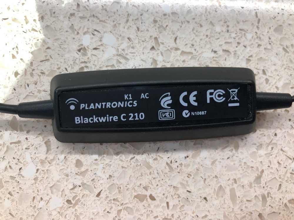 Plantronics Blackwire C210 Headset : Tested & Working