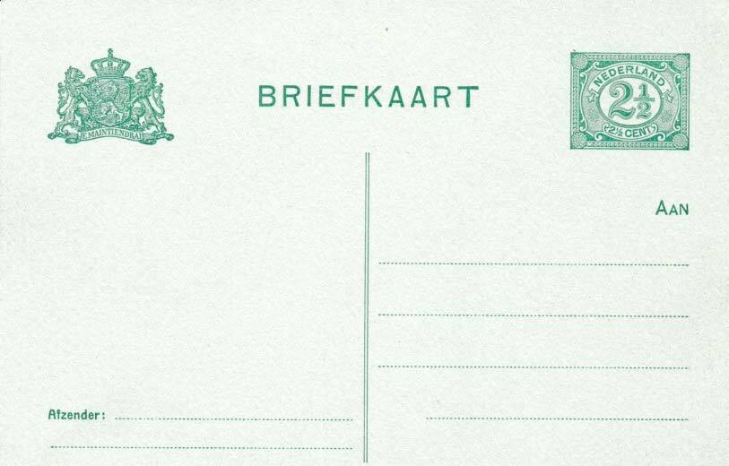 Netherlands Higgins & Gage 45 Unused.