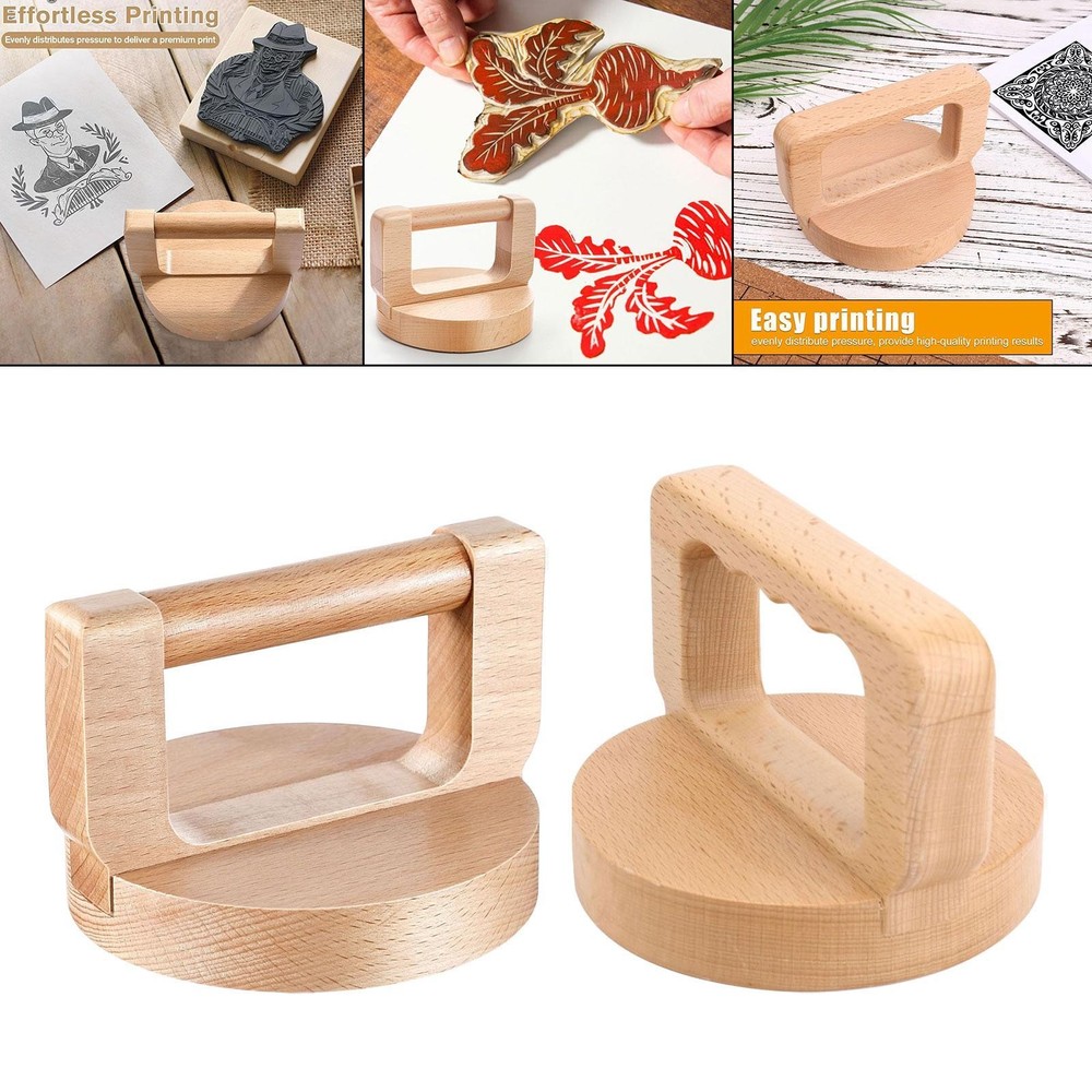 Printmaking Baren, Handheld Tool Designed for Easy Block Printing Tasks