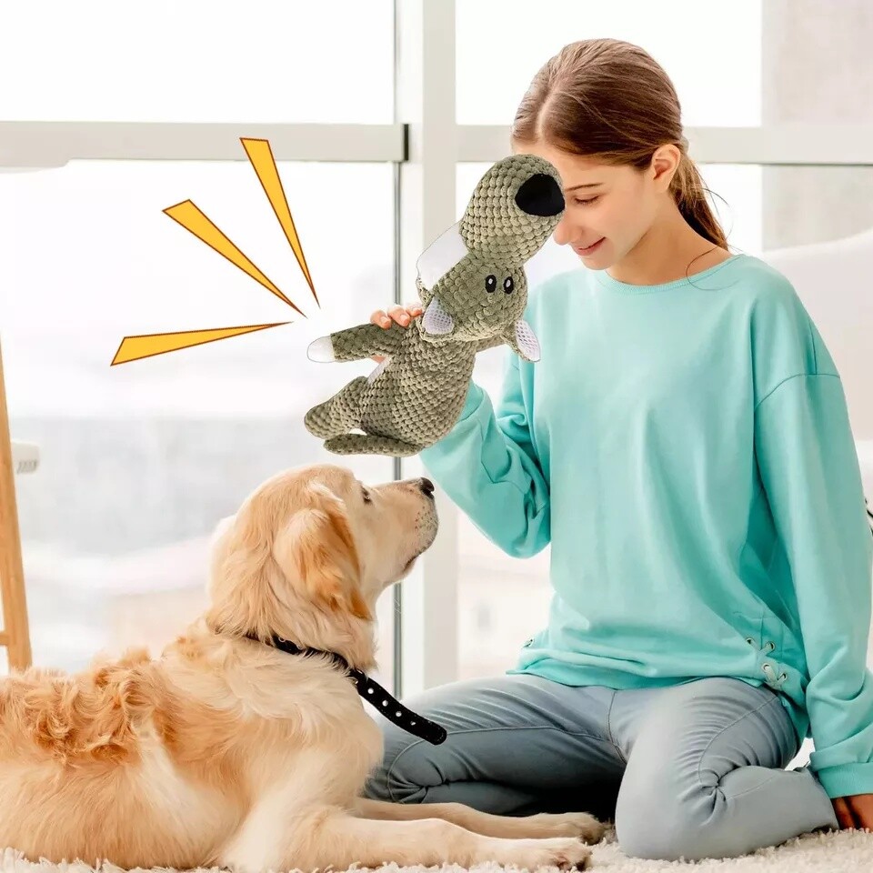 Dog Chew Toys for Aggressive Chewers Squeaky Washable Cat Dog Plush Toy