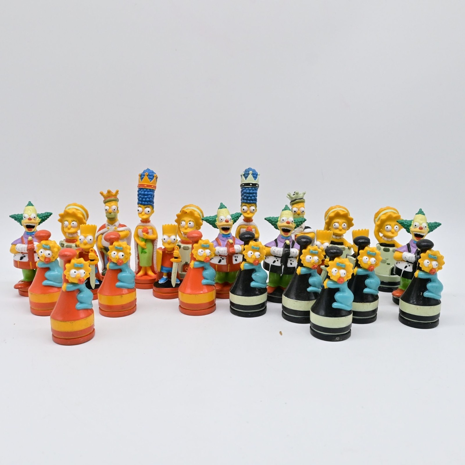 The Simpsons Themed Chess Set - Complete No Board