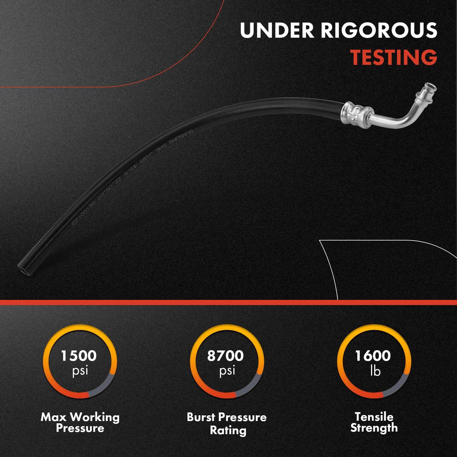 A-Premium 2x Power Steering Pressure & Return Line Hose for Hummer H3 06-10 H3T