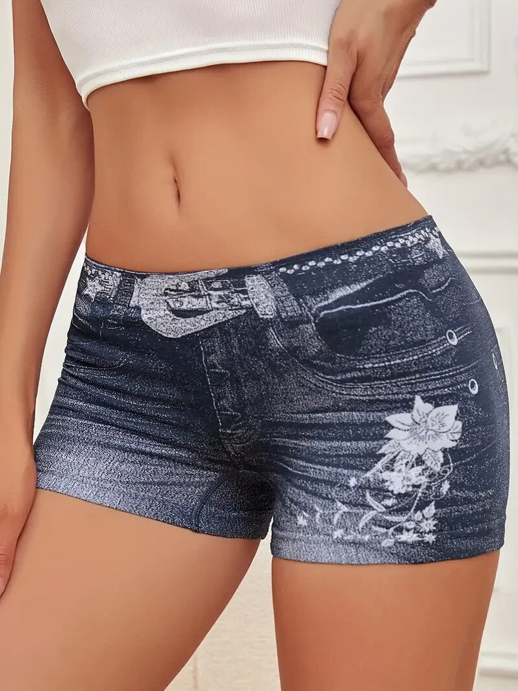 Ultra-Comfy Seamless Denim Boyshorts large (2-PACK)