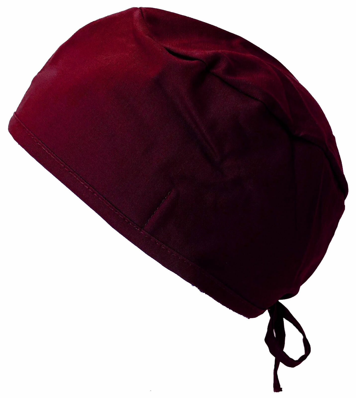 Scrub Cap Nurse Scrubs Hat Nursing Doctor Surgical Nurses, Cotton, Solid Maroon