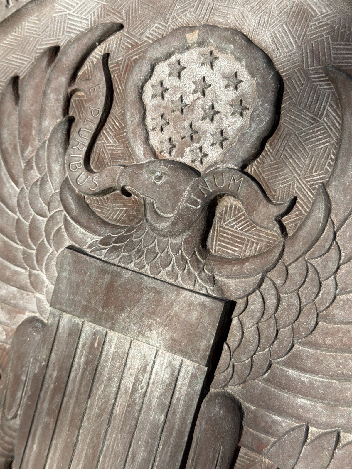 VTG Industrial Aluminum & Bronze Foundry Mold American Eagle Bicentennial ’76