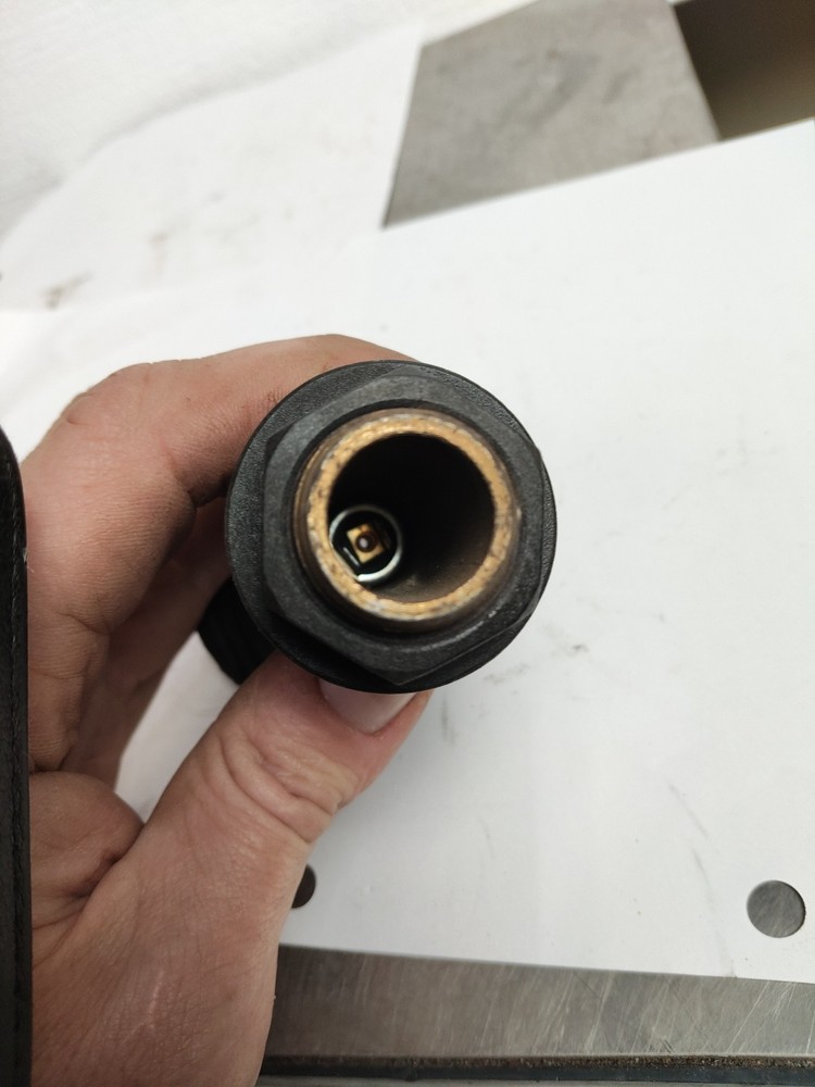 Din Orange Rotating Flashing Beacon Threaded Mounting Pole Spigot Stem Tractor