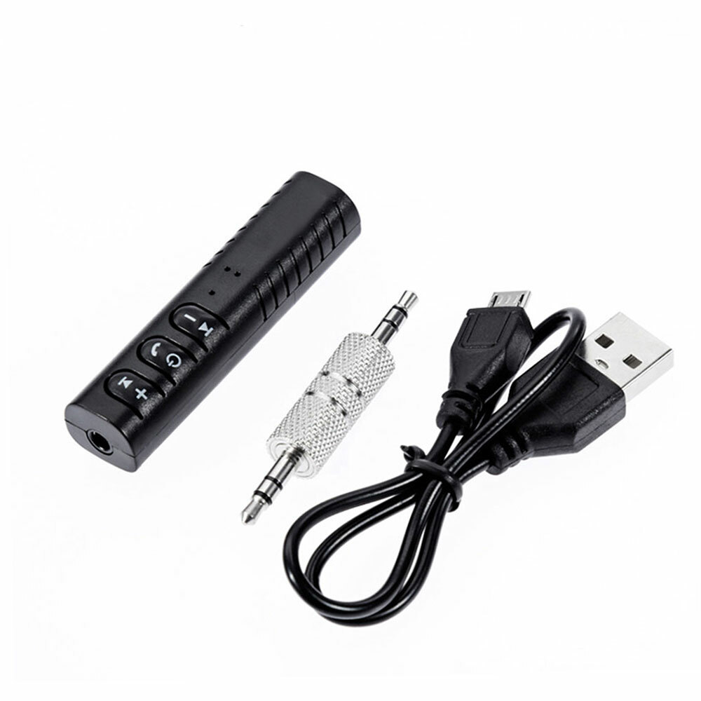 Bluetooth AUX 3.5mm Jack Hands free Speaker Car Transmitter Auto Music Receiver