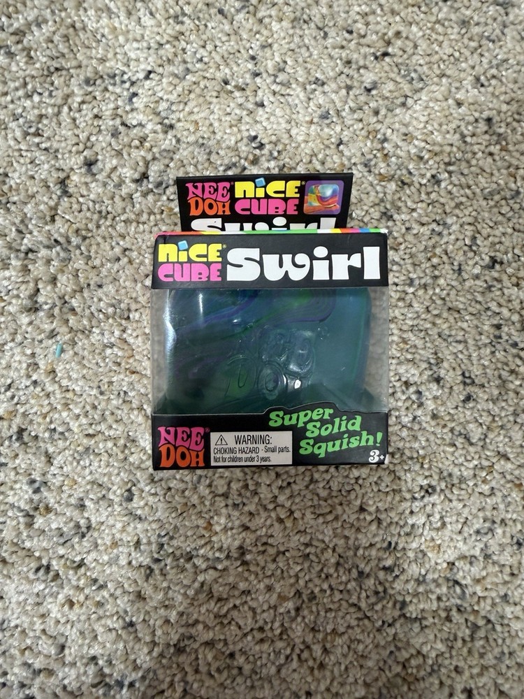 NWT NeeDoh Nice Cube Swirl Random Color