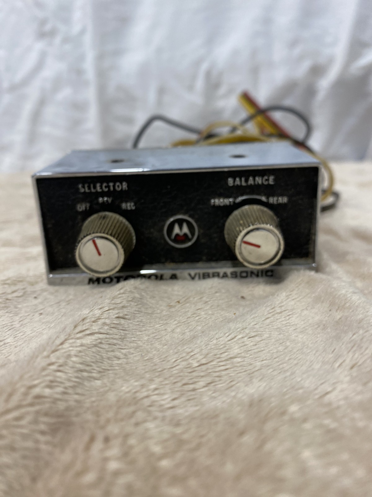 Vintage Motorola R200 Vibrasonic CONTROL SWITCH UNIT ONLY