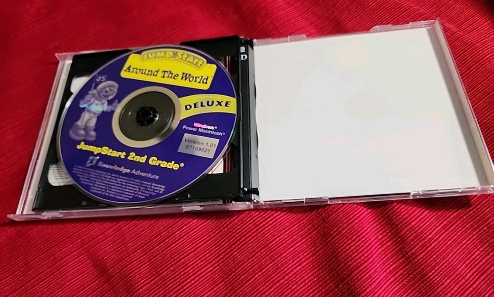 Jump Start 2nd Grade Users Guide PC CD ROM Computer game Windows 2 Deluxe