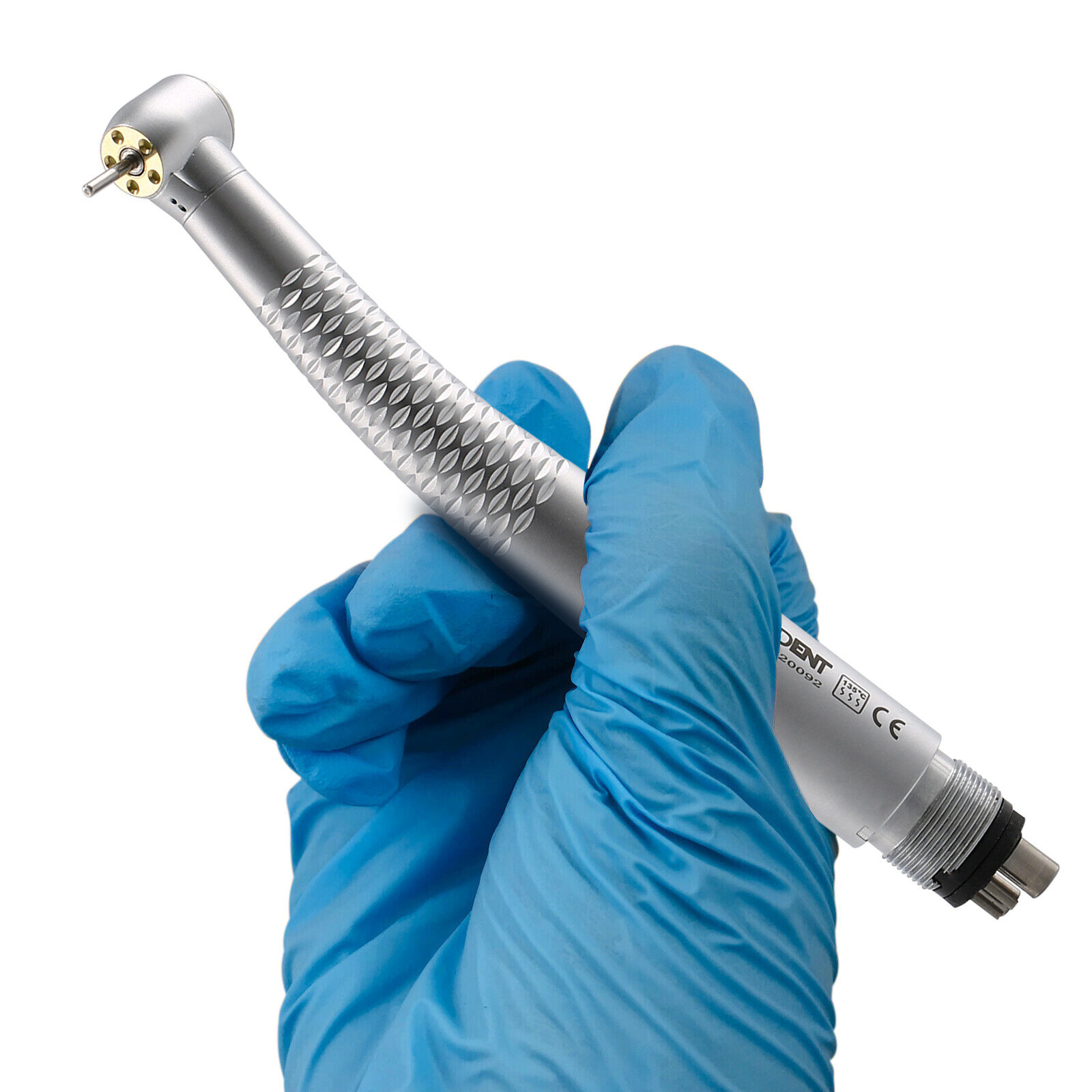 Dental 5Lights LED E-Generator High Speed Fiber Optic Handpiece 4Hole Shadowless