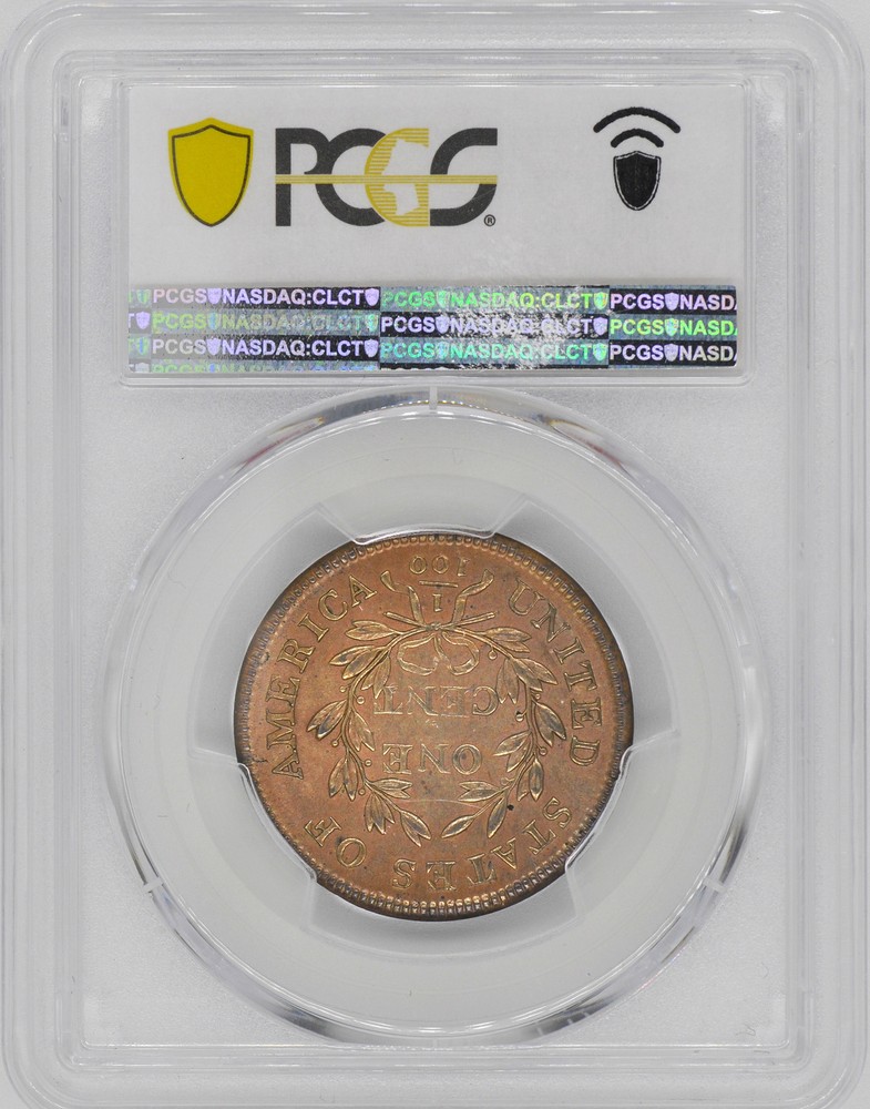 1807 DRAPED BUST 1C PCGS MS 65 RB