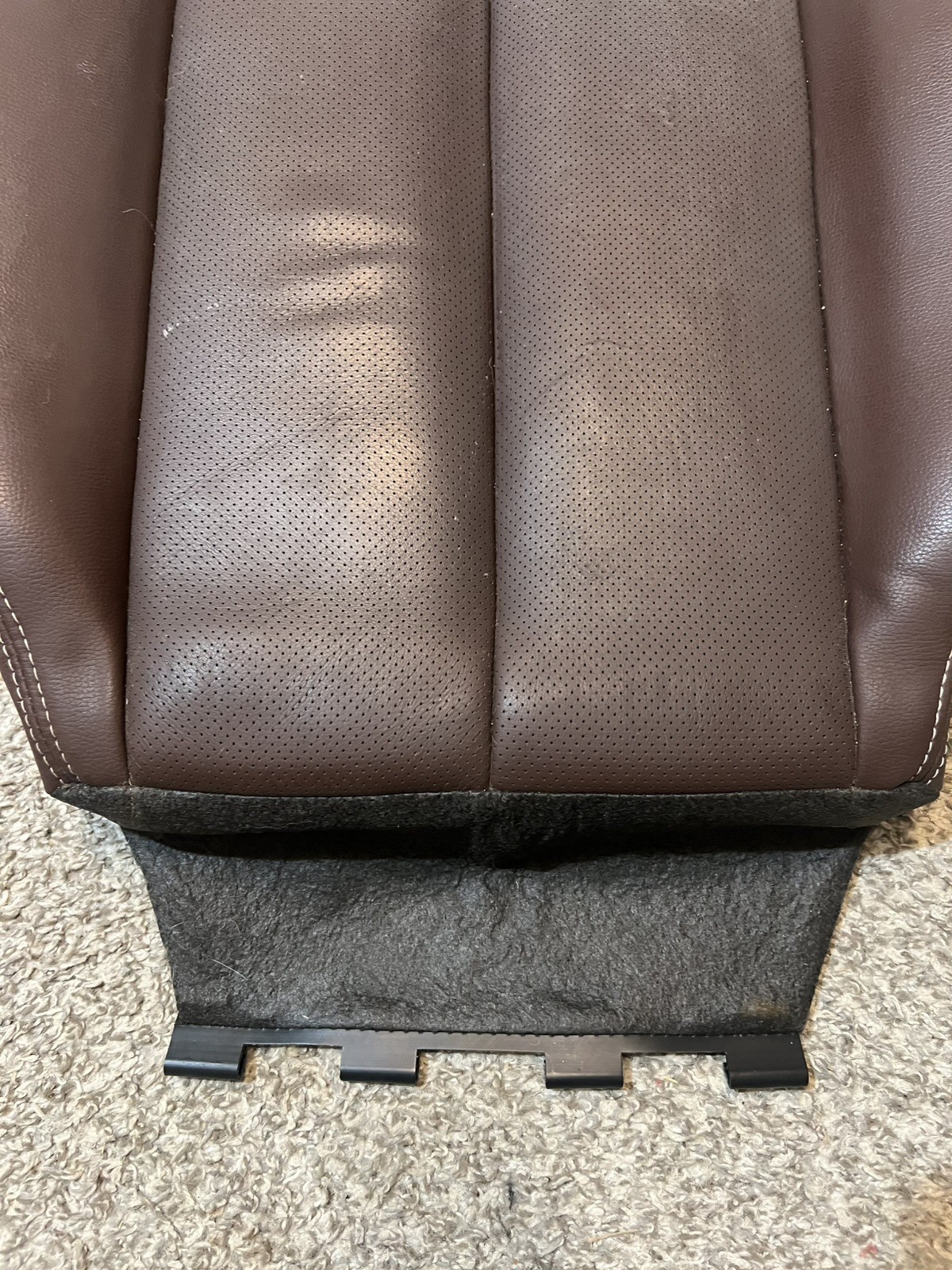 13 - 14 Subaru Outback Passenger RH Saddle Brown Lower Seat Bottom Leather Cover