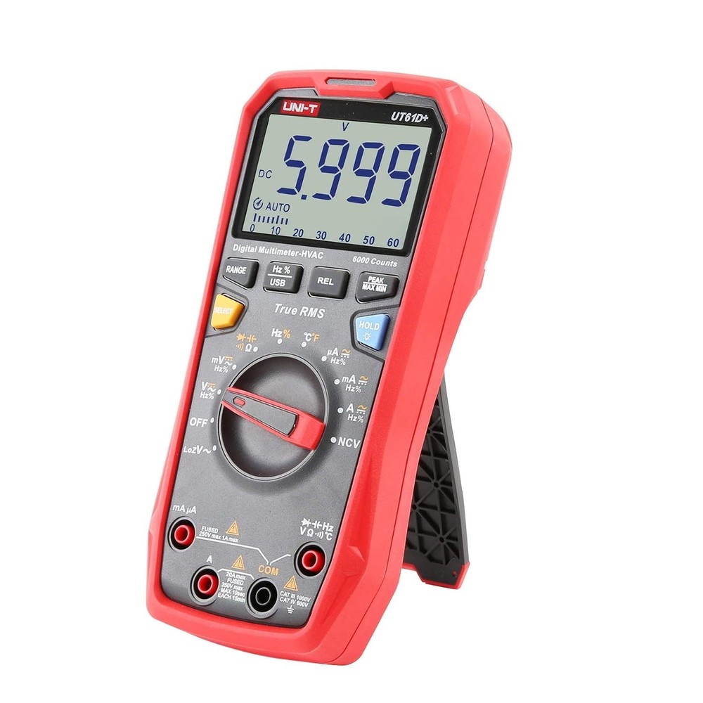Digital Multimeter True RMS AC/DC Voltage Current Resistance Capacitance Tester