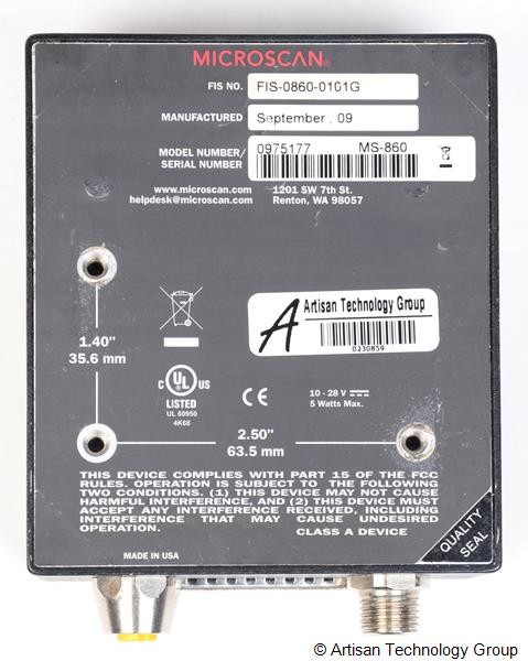 Microscan MS-860 Industrial Raster Bar Code Scanner