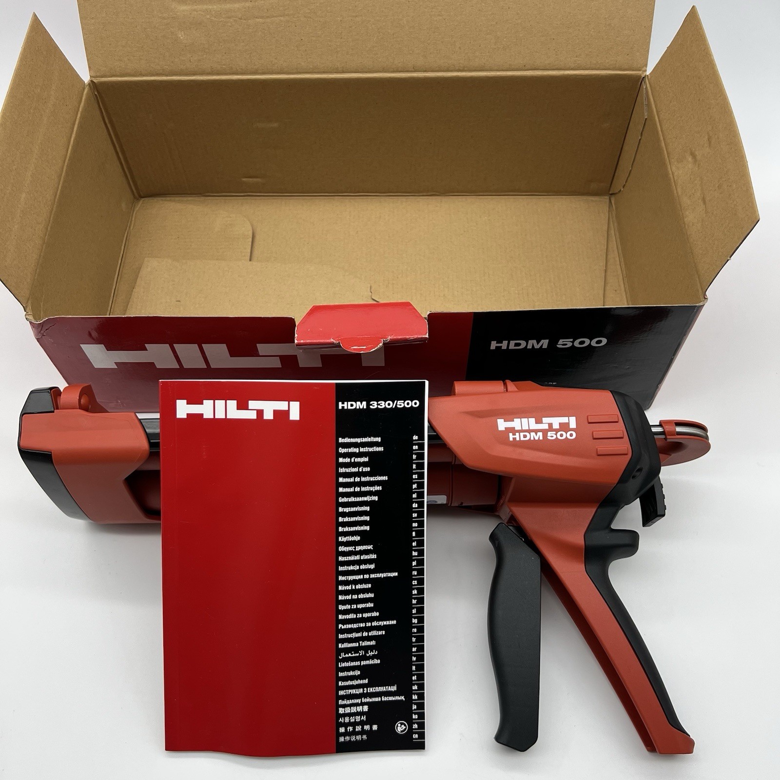HILTI HDM 500 DISPENSER EPOXY #2101993 W/CARDRIGE HIT-CR 500“ NEW OPEN BOX”