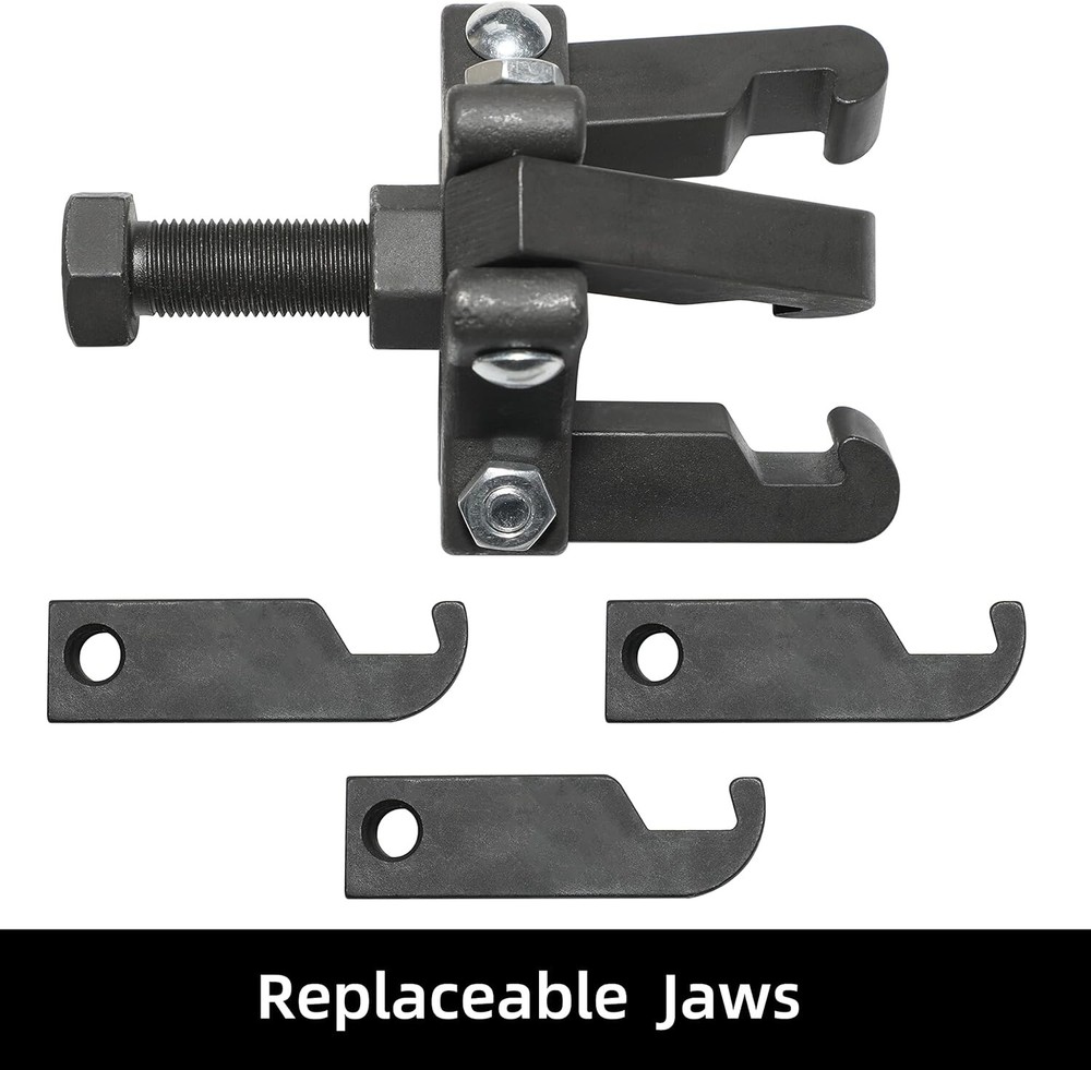 Harmonic Balancer Damper Pulley Remove Extractor Kit Compatible with Ford, GM...