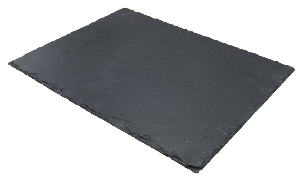 Ardesia Tavo 15-3/4" x 11-1/2" Slate Rectangular Platter, 6 pcs/pack (2 Pack)