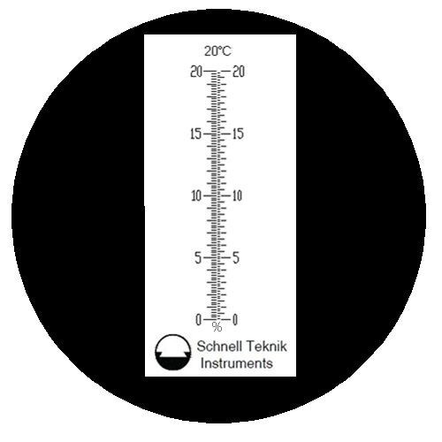 Schnell Teknik Refractometer Brix 0-20% ATC