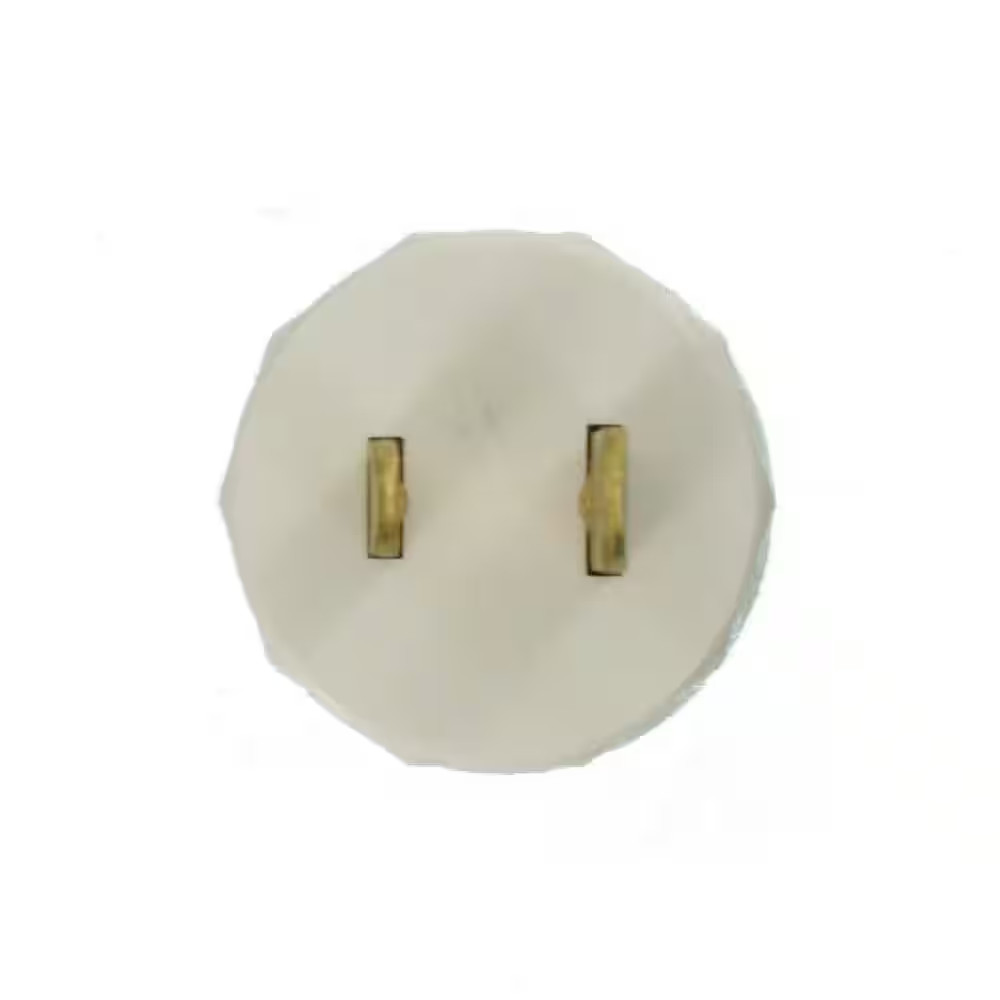 Outlet-to-Socket Light Plug, White 61-W